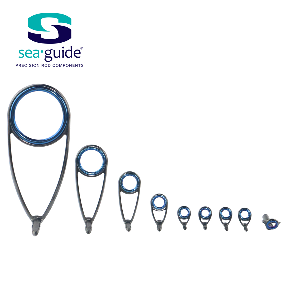 Fishing Rod Surf - SeaGuide LS Pierścień Stalowy PVD Czarny